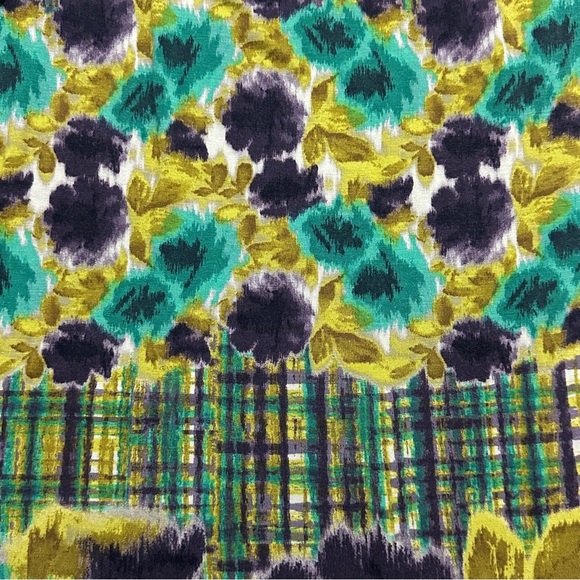 Anthropologie Deletta Tunic Top Women’s Medium Multicolor Floral Silk Straps - Picture 6 of 11